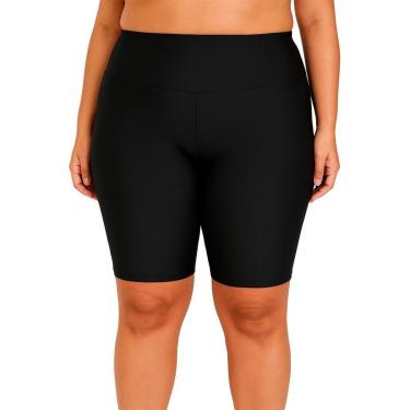 Imagem de Bermuda Plus Size Feminina Lisa Academia-Feminino