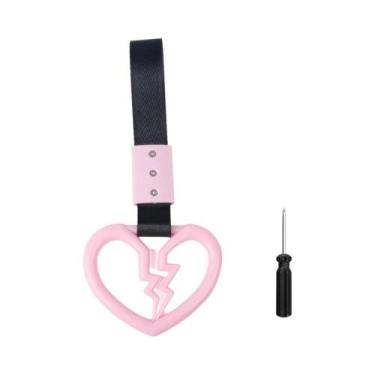 Imagem de Alça De Coração JDM Para Carro, Ônibus E Tsurikawa - Acessório Automot