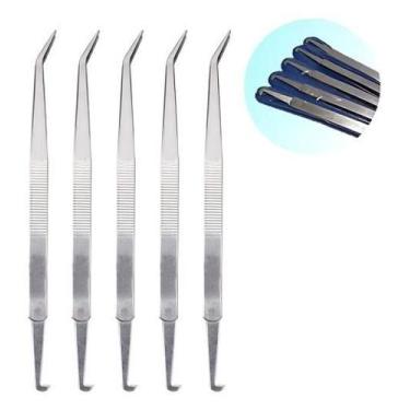 Imagem de Pinças Com Pescador Máquina Costura Overlock Uso Geral C/5 - Chinesa