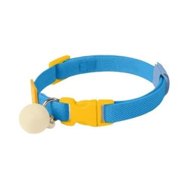 Imagem de Coleira Refletiva Ajustável Para Gatos, Colar Macio Para Animais De Es