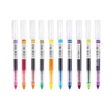 Imagem de Canetas Gel Kawaii De Alta Qualidade 10 Peças Caneta Esferográfica Líq