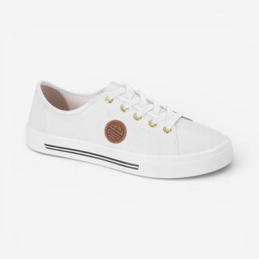Imagem de Tênis Moleca Casual Branco, Branco, 37