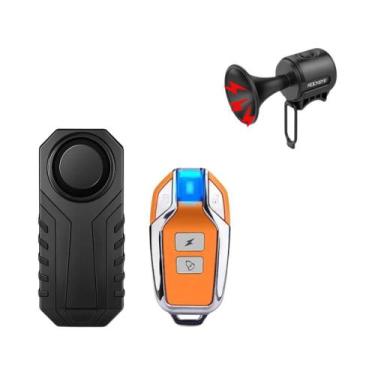 Imagem de Alarme De Moto Com Controle Remoto Sem Fio 113dB, Sensor De Vibração À