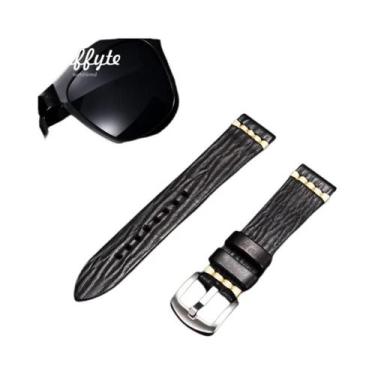 Imagem de Pulseira De Relógio Vintage Retro Em Couro Italiano 18mm 20mm 22mm 24m