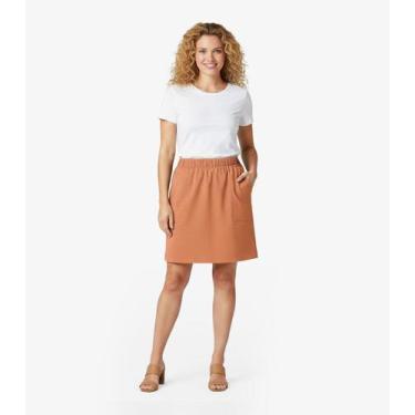 Imagem de Saia Feminina em Molecotton Infinita Cor Marrom, P, Marrom