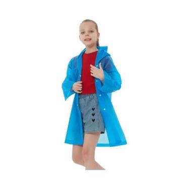 Imagem de Capa De Chuva Infantil Impermeável Reutilizável Para Viagem, Equipamen