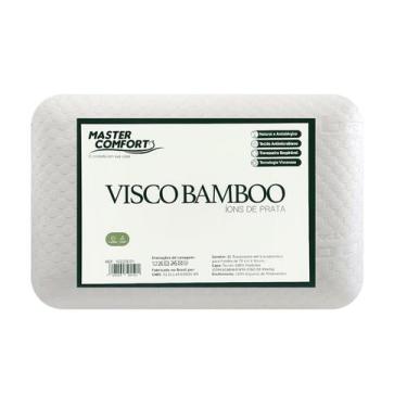 Imagem de Travesseiro Viscoelástico Fibra de Bambu e Íons de Prata - Master Comf