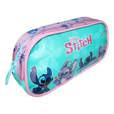 Imagem de Estojo Escolar Stitch Luxcel 1 Compartimento Menina