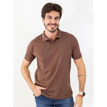 Imagem de Camisa Polo Tradicional Algodão Textura Quadriculada Anticorpus-Masculino