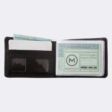 Imagem de Carteira Couro Legítimo CNH Masculina M.Art 48-Masculino