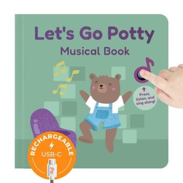 Imagem de Livro de treinamento de penico Livros de Cali Let's Go Potty 1-3 anos 