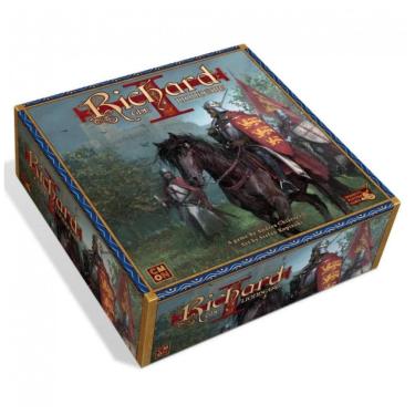 Imagem de Jogo de Estratégia Coração de Leão, 2 a 6 Jogadores, Para Maiores de 12 Anos, CMON RTL001, Preto