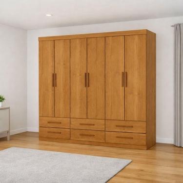 Imagem de Guarda Roupa 6 Portas 6 Gavetas Unique -grand Line