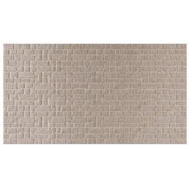 Imagem de Tapete Passadeira Alto Relevo Atlanta Antiderrapante 60x100cm Corttex - Tijolinho Marrom Claro