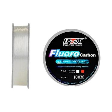 Imagem de Linha De Pesca De Nylon Transparente 100 Metros Forte E Durável Monofi