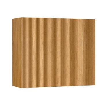 Imagem de Armário de Cozinha Madeira Aéreo 2 portas e Prateleiras Dakota Valdemóveis Cinamomo