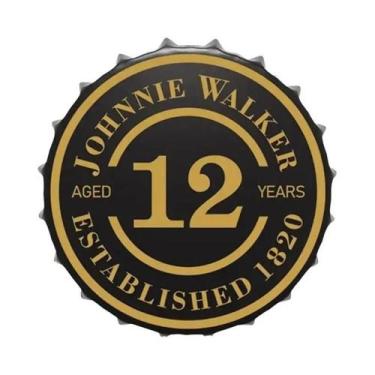 Imagem de Placa De Metal Redonda Vintage Rota 66 Com Tema De Carro E Motor, Deco