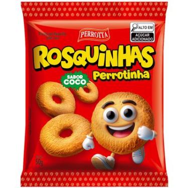 Imagem de BISCOITO ROSQUINHA PERROTTA COCO 50G