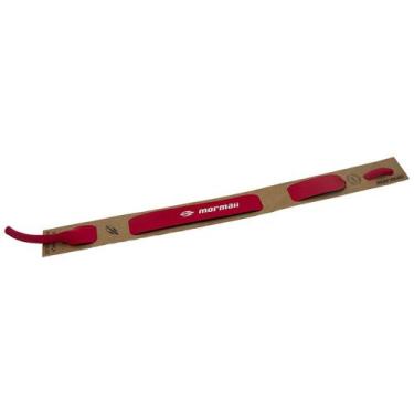 Imagem de Cordão Segurança Óculos Mormaii Neoprene Vermelho Logo Branco