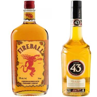 Imagem de Licor 43 700ml Diego Zamora + Licor Fino Fireball