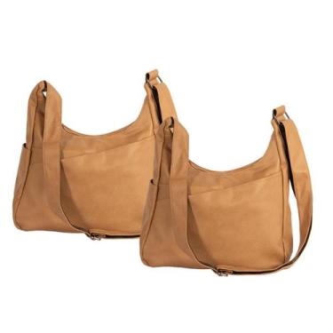 Imagem de Kit Conjunto 2 Bolsa Média Transversal / Ombro Regulável Feminina Bols