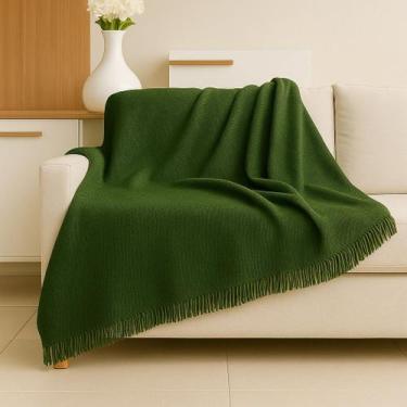 Imagem de Manta p/ Sofá Super King 4,00 x 1,80m Algodão Proteção Decoração Capa 