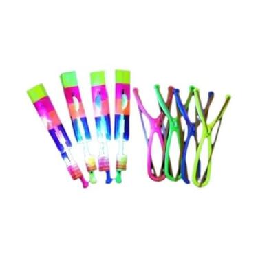 Imagem de Brinquedo Voador LED Com Luzes, Flechas, Foguetes E Helicópteros - Pac