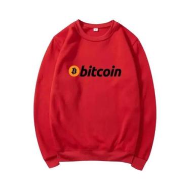 Imagem de Moletom Com Estampa Bitcoin Masculino E Feminino, Confortável, Moderno