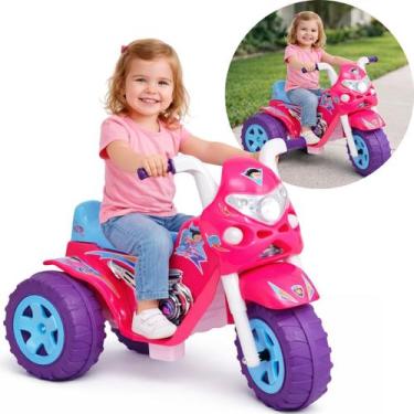 Imagem de Moto Elétrica 12v Infantil Passeio Super Raptor Biemme Girl