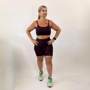 Imagem de Bermuda 360º Compressão 15cm Entrepernas Feminina de Corrida - JV FOR,