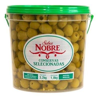 Imagem de Azeitona Verde Sem Caroço Sabor Nobre Balde 2kg