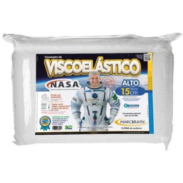 Imagem de Travesseiro Nasa Original 15cm Macio Viscoelástico Hipoalergênico Médi