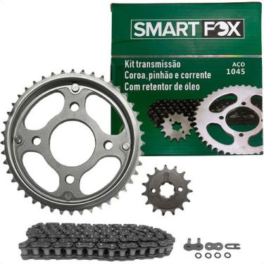 Imagem de Kit Relação Com Retentor Honda Cg 160 Titan Fan Start 160 Cor:cinza - 