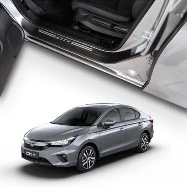Imagem de Soleiras Super Protetoras Honda New City Sedan 2022 a 2025 - MRMAGOO