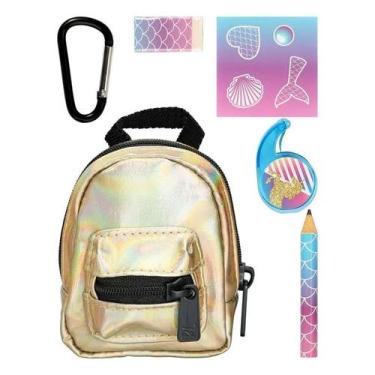 Imagem de Mini Mochila com Acessórios - Real Littles - Candide -, Dourado