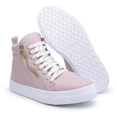 Imagem de Tênis Botinha Feminina Casual Confortavel e Macial-Feminino