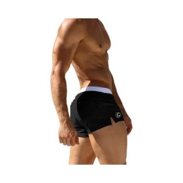 Imagem de Maiô Masculino Surf - Cintura Baixa, Sexy e com Bolso, BR-G6, Preto