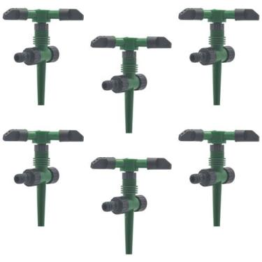 Imagem de Aspersor Irrigador Para Grama Jardim 360 Graus Automático - - Kadê, 6x