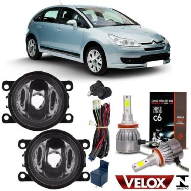 Imagem de Kit milha citroen c4 2007 a 2012 e super led - BIBAS
