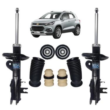 Imagem de 02 Amortecedor Nakata Orig Dianteiro+Kit Rolamento Cofap Tracker 1.4T 