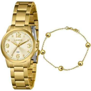 Imagem de Relógio Lince   Lrgl K0icckx + Semijoia-Feminino