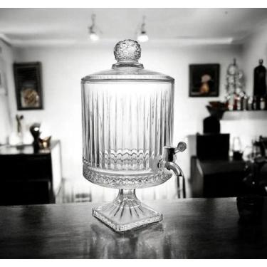 Imagem de Suqueira Refresqueira De Vidro Adely Cristal 4,5l Luxo