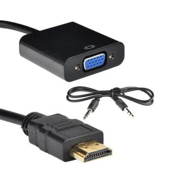 Imagem de Cabo Adaptador Conversor Hdmi Para Vga Com Saída P2 De Áudio - MXT