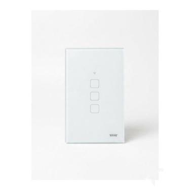 Imagem de Interruptor Inteligente Touch Wi-Fi 3 Teclas Branco 4x2 FAME