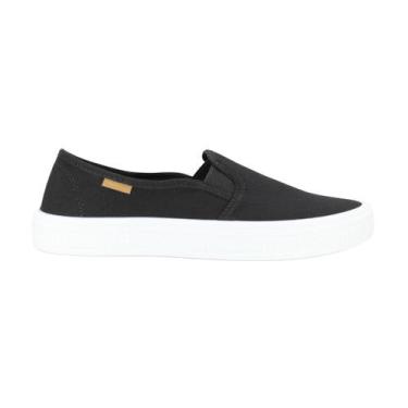 Imagem de Tênis Feminino Casual Moleca Preto, Pt, Lona sider preto, 37