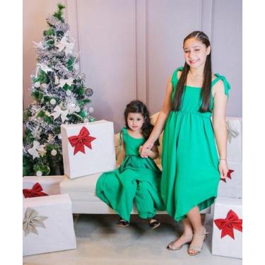 Imagem de Macacão Infantil Saruel - Fioresbella, Verde, 12