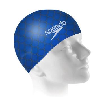 Imagem de Touca de natação de silicone skin - azul royal 528871 - Speedo