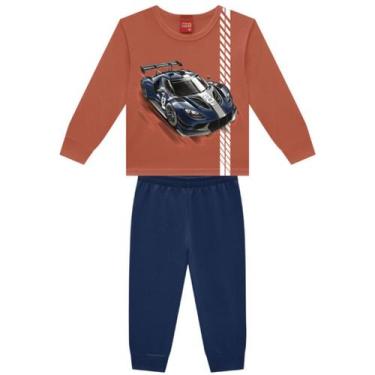 Imagem de Conjunto Kyly moletom flanelado infantil inverno 1 ao 8 TAMANHO:6COR:L
