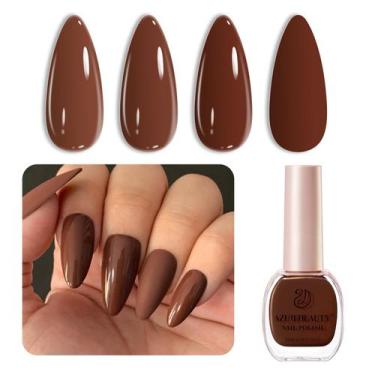 Imagem de Esmalte de Unhas AZUREBEAUTY Brown Vegan - 10ml - Qualidade Profission