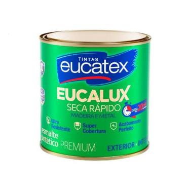 Imagem de Tinta Esmalte Sintética Premium Eucalux Verde Folha Alto Brilho 225ml Eucatex